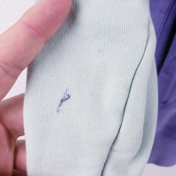 Teddy Fresh Colorblock Hoodie 2.0 Bear Pink Yellow Purple Pullover Size Small - Picture 10 of 13